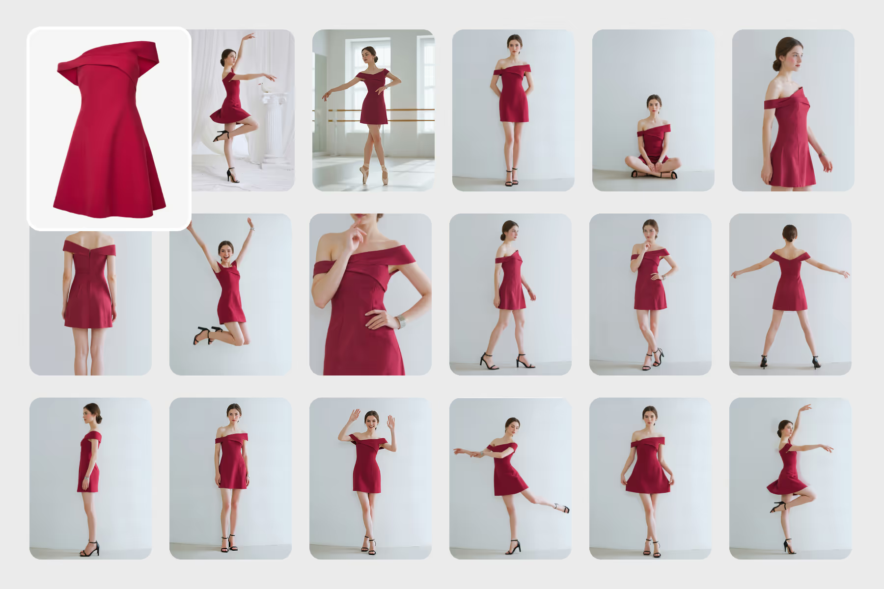 Ideogram Character AI 图像生成示例,展示逼真的角色一致性