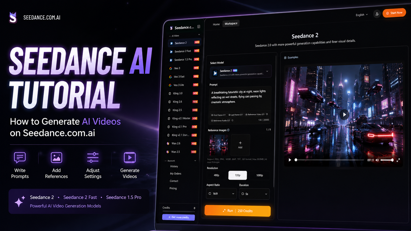Seedance AI Tutorial: How to Generate AI Videos on Seedance.com.ai