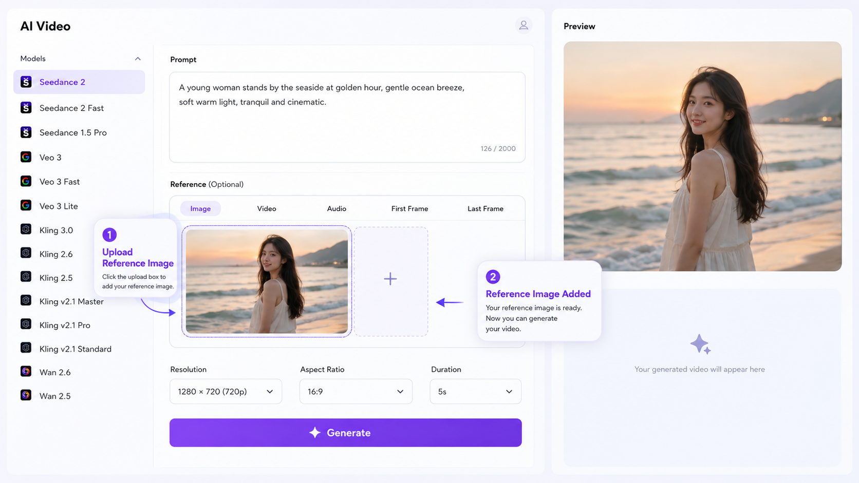 AI image to video preview with natural motion and cinematic effects.png